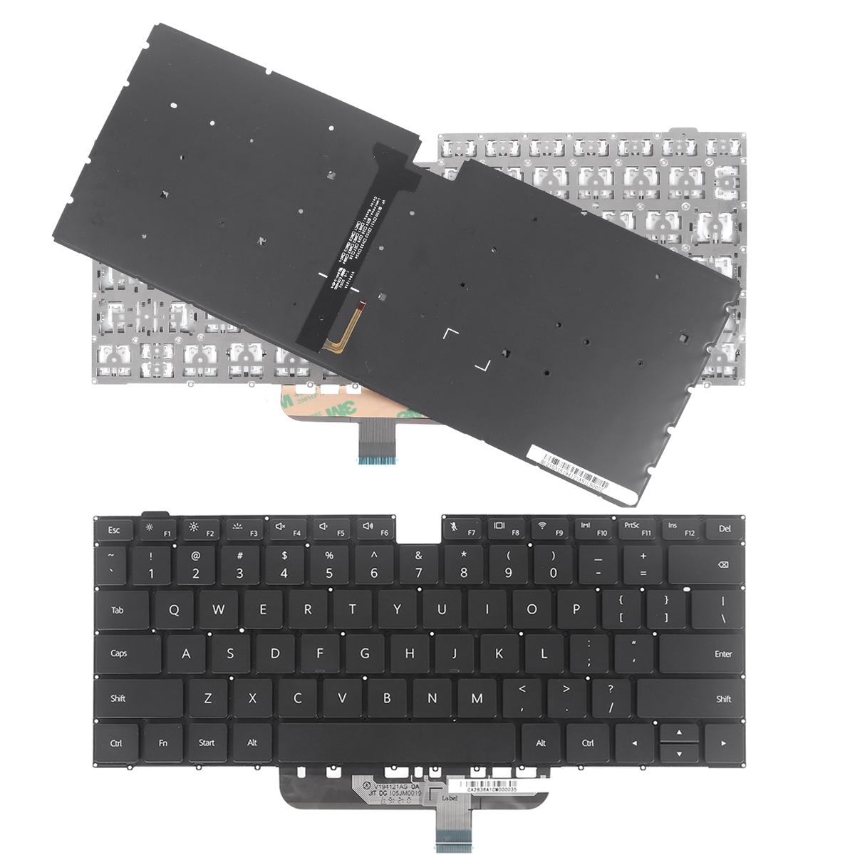 Picture of New Replacement Laptop Keyboard For ?HUAWEI MagicBook15 BOH-WAQ9HNL WAQ9HNR WAE9HN BLACK (Backlit Without FRAME，Win8) US Layout